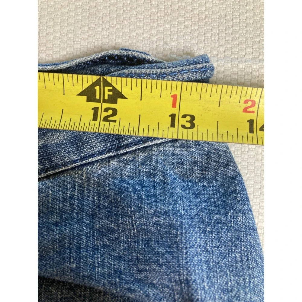 Armani Jeans Women's Blue Denim High‎ Waist Size 30 Slim Fit Jeans Made in Italy